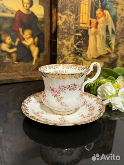 Редкая кофейная пара Royal Albert