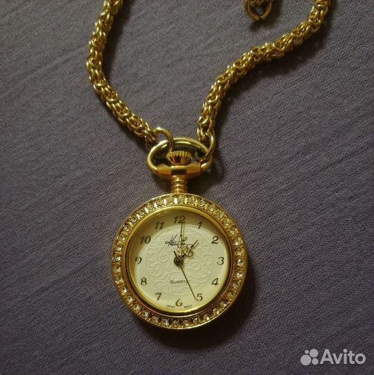 Кулон-часы винтаж