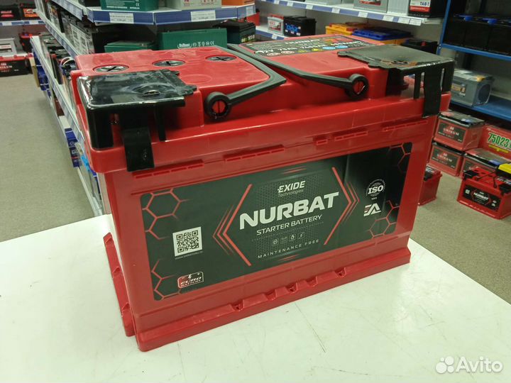 Доставка Акб 75ач nurbat (Exide) Рено logan, Дасте