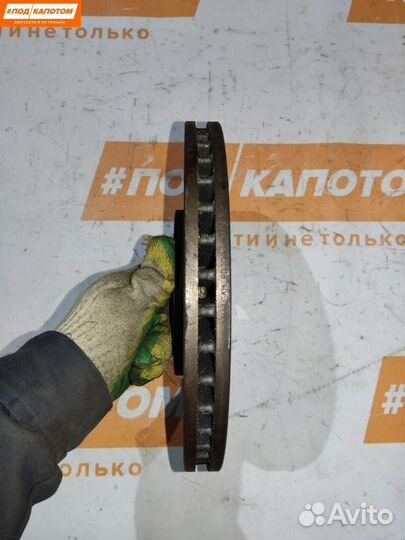 Диск тормозной передний Peugeot 207 рест. 2012