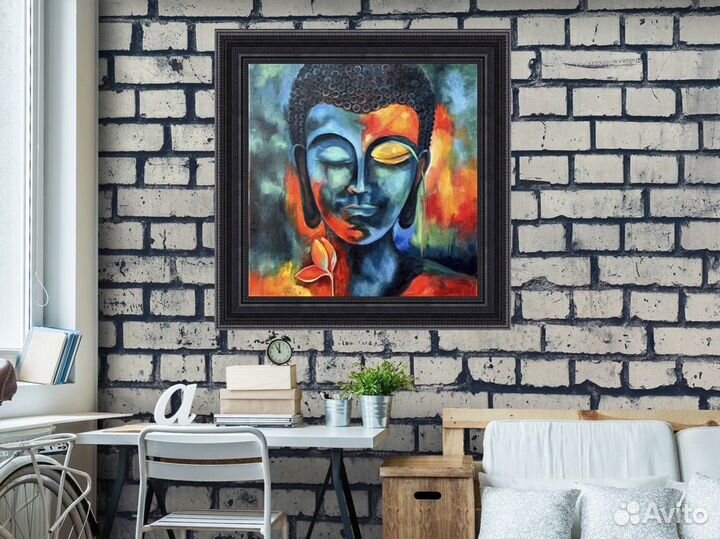 Картина маслом на холсте Будда