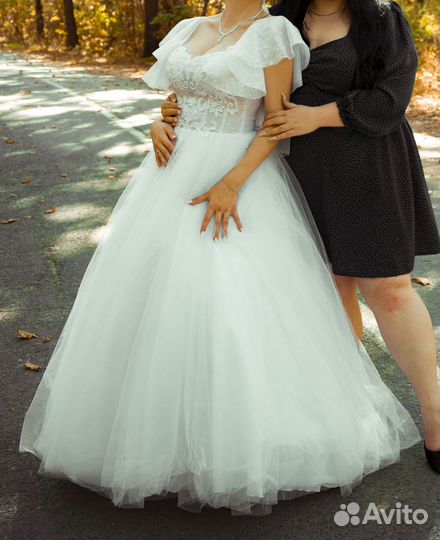 Свадебное платье пышное
