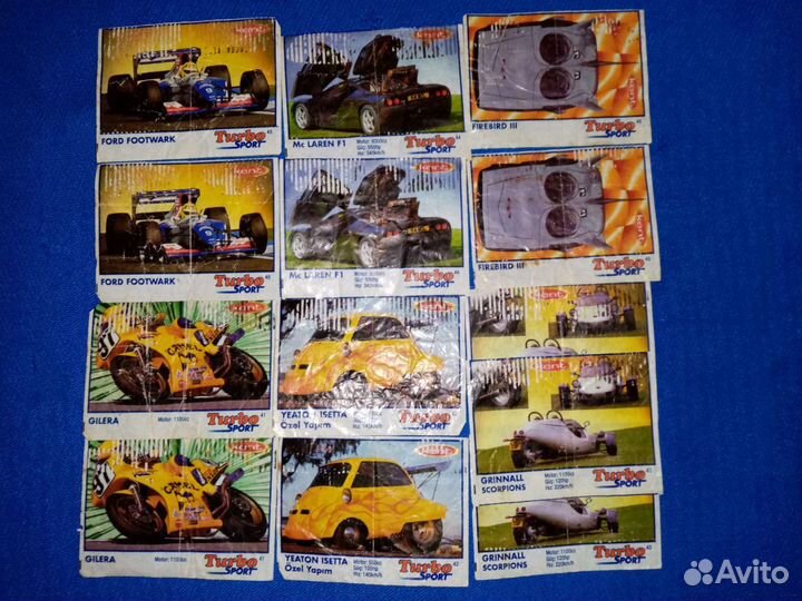 Отдам бесплатно. Вкладыши от жвачки Turbo