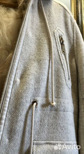 Парка женская с натуральным мехом