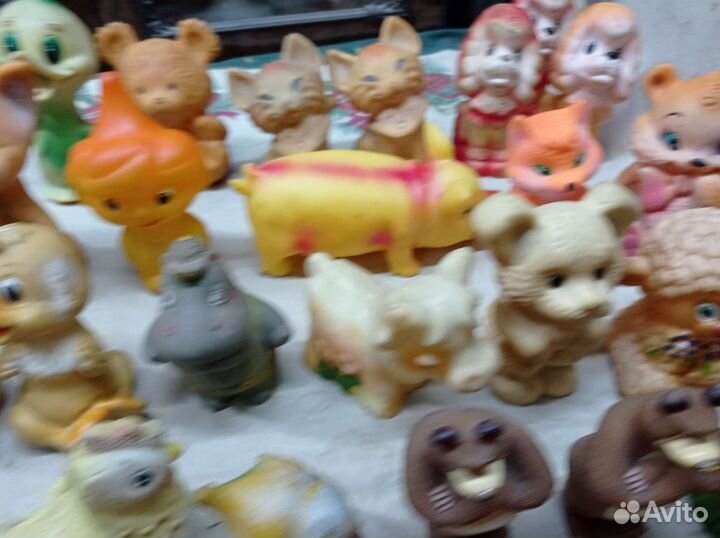 Советские резиновые Игрушки