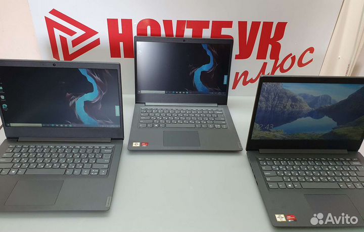 Новый ноутбук Lenovo V14, 4 ядра видео 2 гб