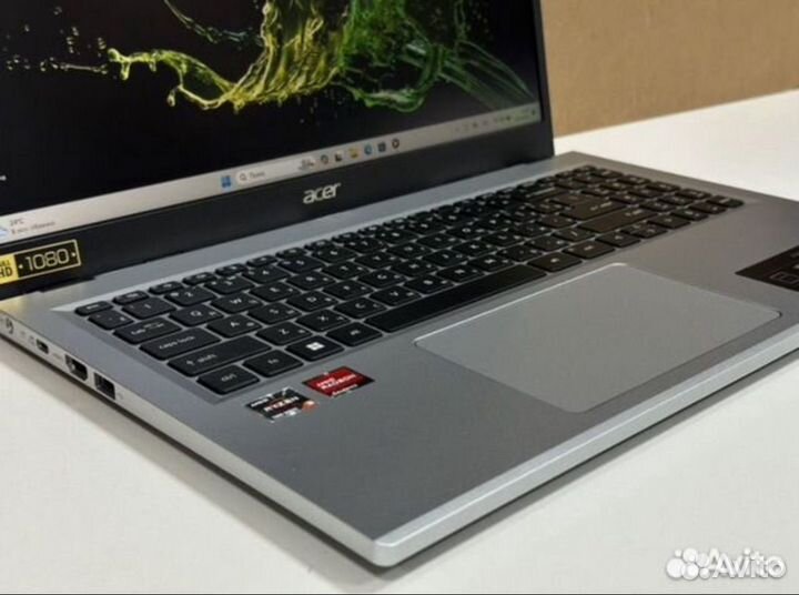 Новый Acer 15.6 IPS DDR5 8G Ryzen 3 7th SSD512g