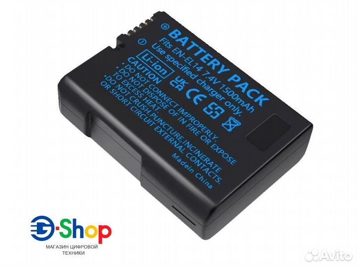 Аккумулятор EN-EL14 Palo 1500mAh на Nikon