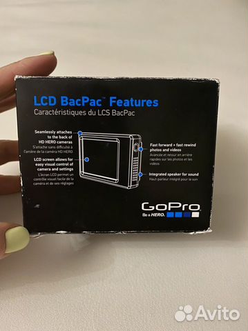 Набор крышек для бокса Go Pro Hero (LCD Bacpac)