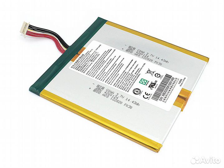 Аккумулятор для планшета Acer One 10 3.7V 8400mAh