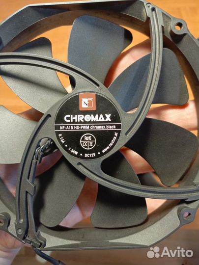 Вентиляторы Noctua NF-A15 HS-PWM chromax.black