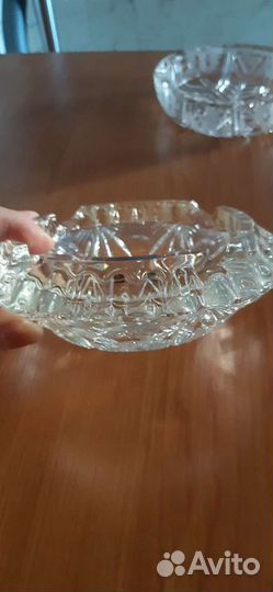 Пепельница хрусталь