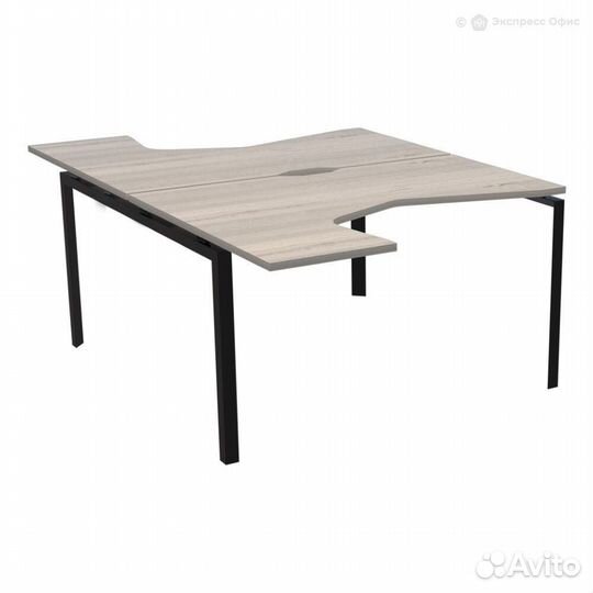 Стол-бенч двойной эргономичный на 2 рабочих места