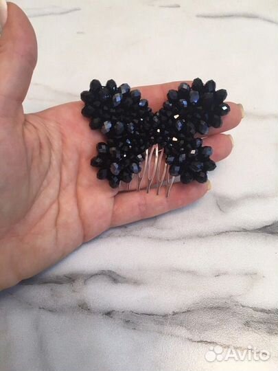 Заколка бантик ручной работы