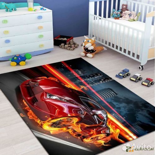 Детский ковер машина