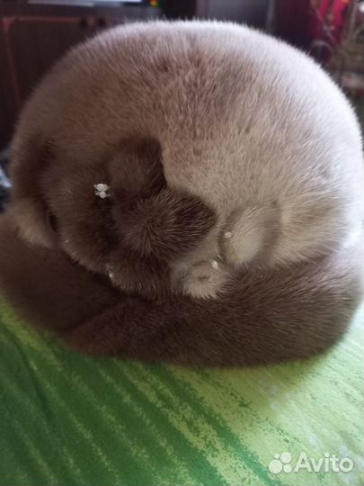 Шапка норковая женская