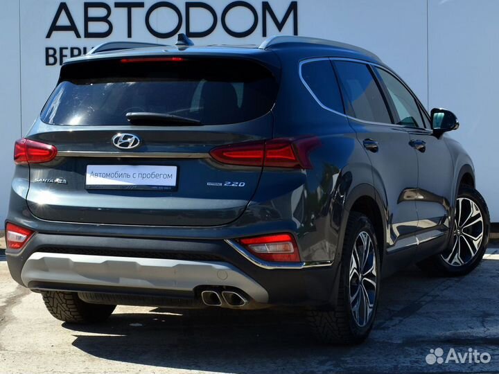 Hyundai Santa Fe 2.2 AT, 2019, 125 090 км