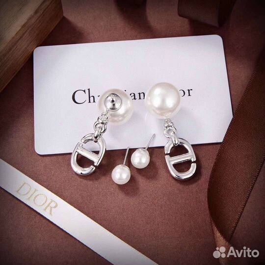 Серьги dior