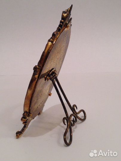 Рамка серебро эмаль гильоше