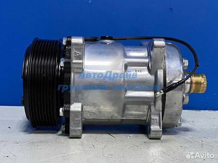 Компрессор 7H15, 12V, Dшк.119мм, 8PK, горизонт