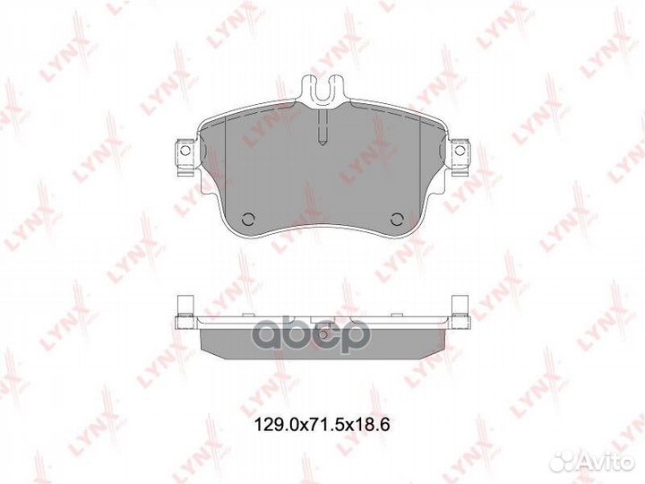 Колодки тормозные дисковые перед BD5357 LYN