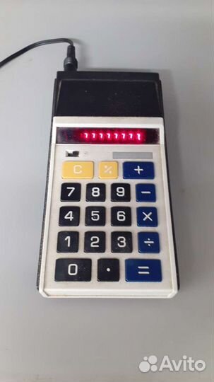 Винтажный калькулятор электроника СССР