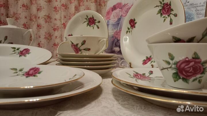 Чашки, чайник, Чайный сервиз СССР Польша