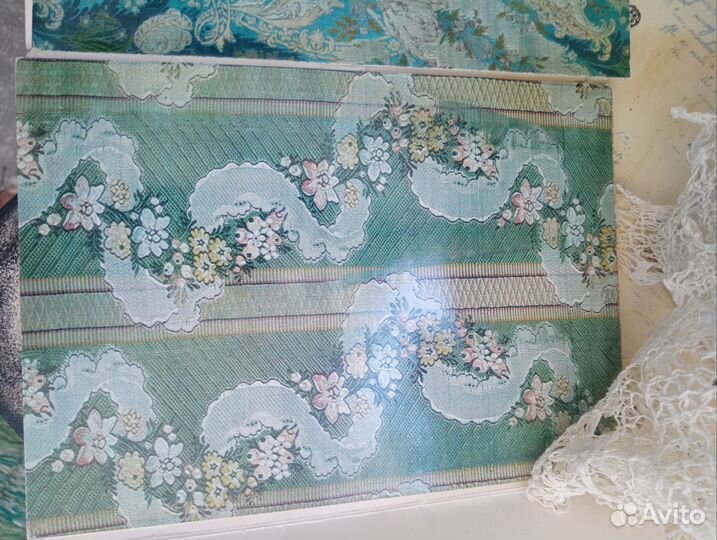 Набор открыток Французские шелковые ткани 18в