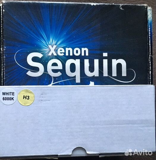 Ксеноновая лампа с цоколем H3 6000K sequen