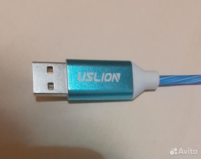 Кабель магнитный светящийся uslion 2м