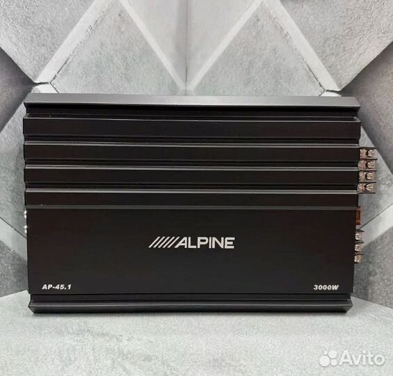 Автомобильный усилитель alpine 3000w