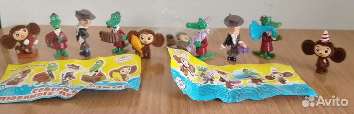 Игрушки из киндера,конфитрейд,ленты