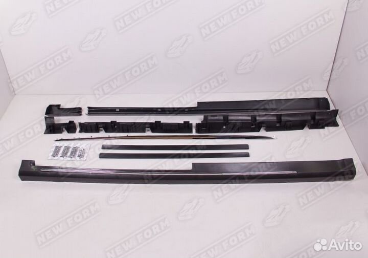 Пороги боковые Mercedes V class 2014-2019