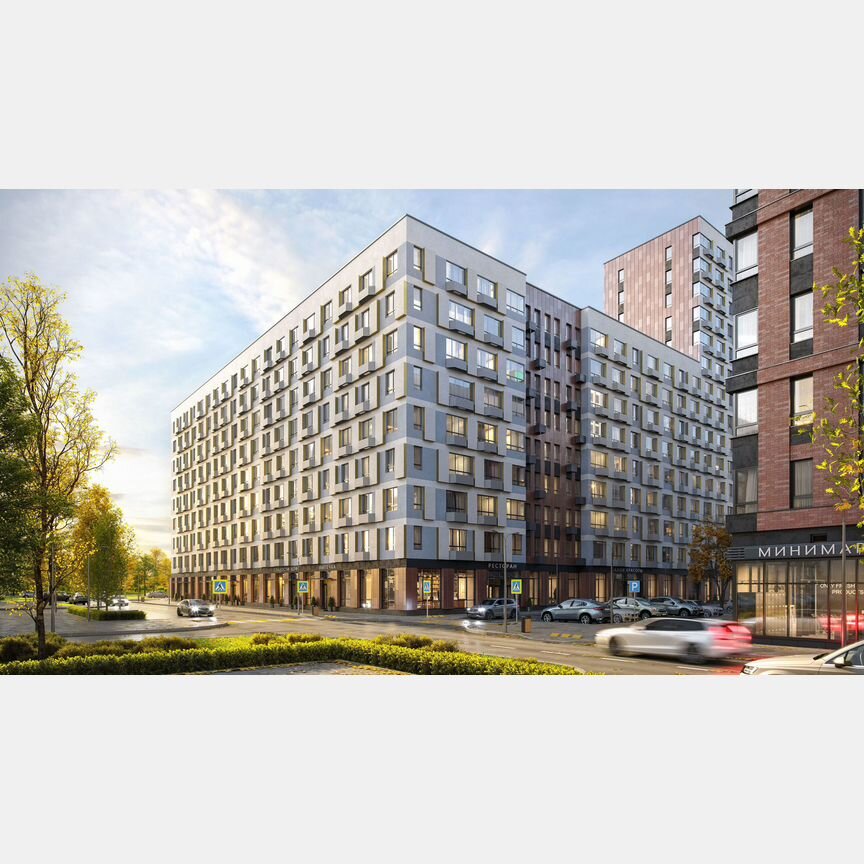 2-к. квартира, 47,1 м², 16/17 эт.