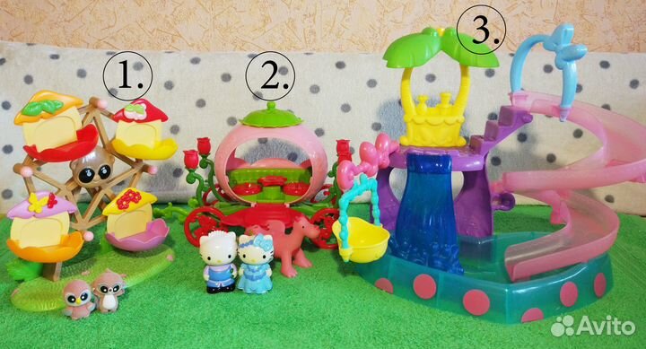 Игрушки YooHoo, Hello Kitty, Minnie Mouse бассейн