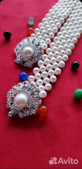 Ремешок из жемчуга