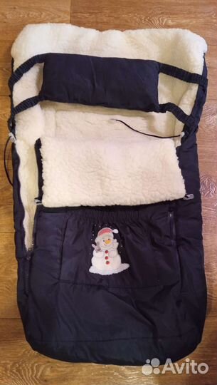 Зимний конверт в коляску