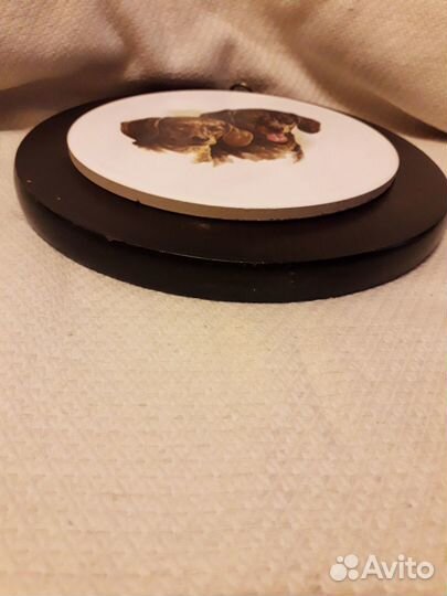 Стар.настен.панно,керамика,дерево.Германия