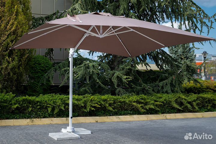 Gardeck Зонт Валенсия 3*4м, цвет песочный