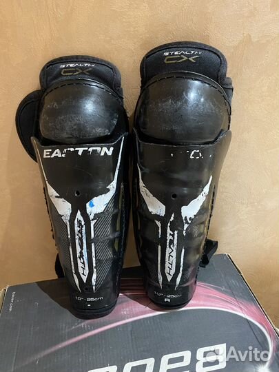 Щитки хоккейные детские размер 10