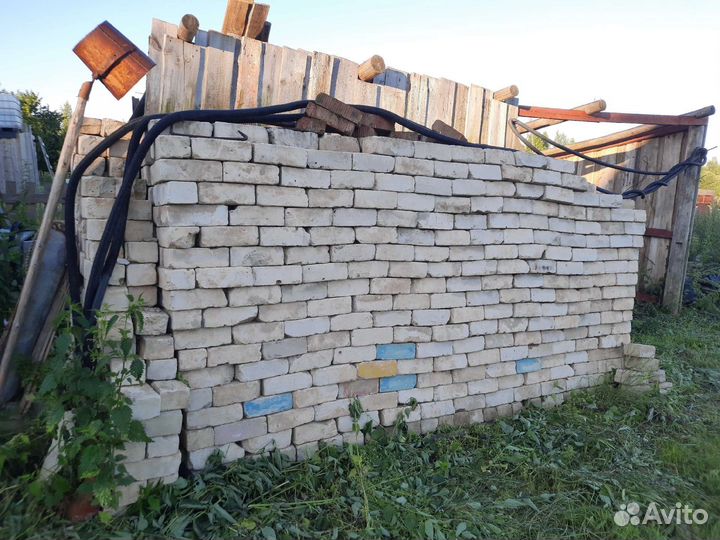 Кирпич силикатный бу