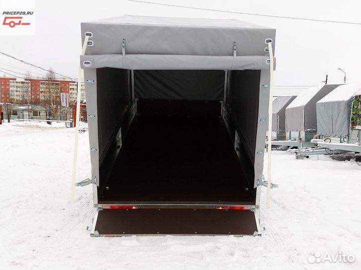 Прицеп оцинкованный 3.0х1.4 с тентом 
