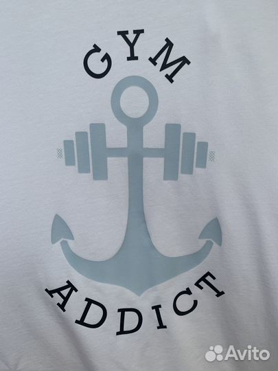 Футболка Зависимость от спорта, качалка, культурис