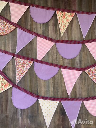 Гирлянда текстильная