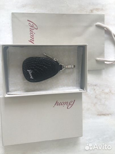 Брелок Brioni из кожи аллигатора