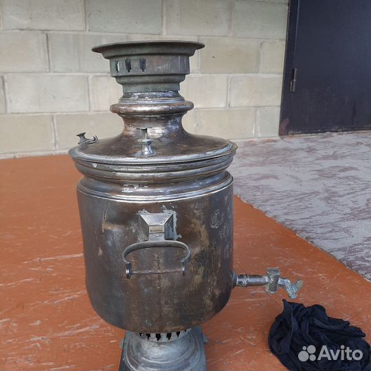 Самовар на дровах старинный
