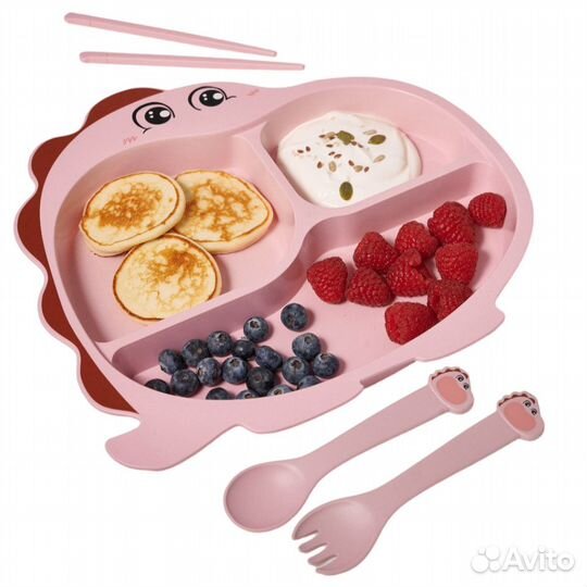 Тарелка детская набор посуды для кормления