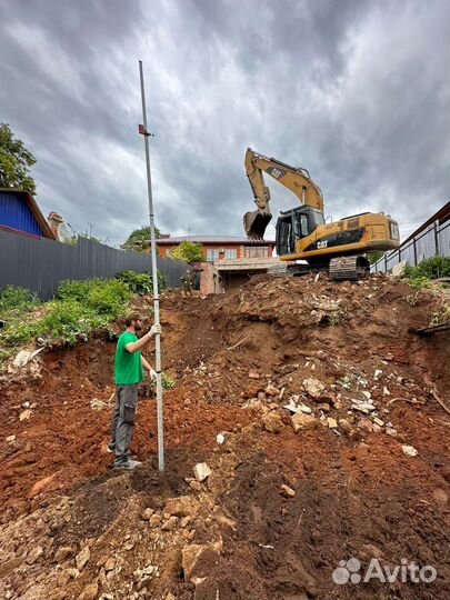 Расчистка участка. Земельные работы. Завоз грунта