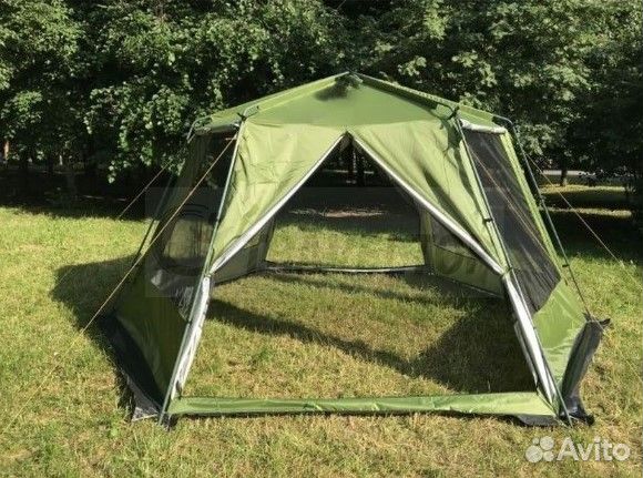 Шатер 6 сторон тент туристический беседка палатка