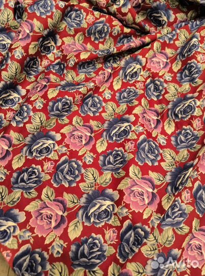 Отрез ткани сатин СССР 4.25м. цена за все